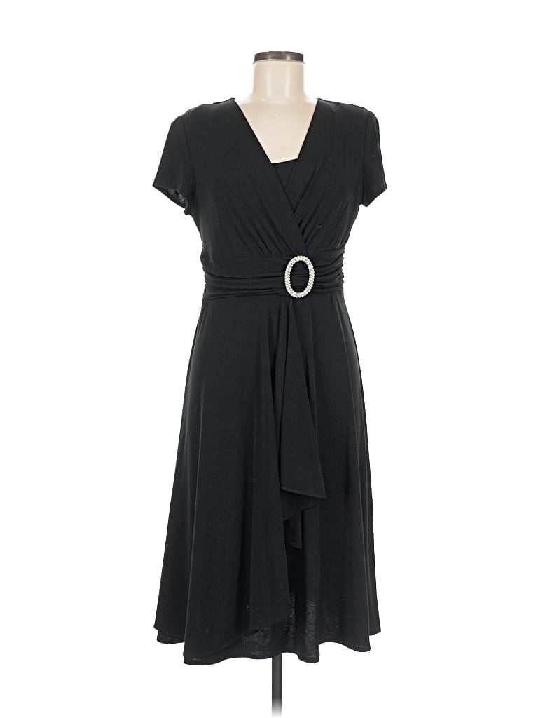 Pre-owned Karina Casual Dress In Black