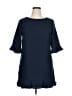 CeCe 100% Polyester Solid Blue Casual Dress Size 14 (petite) - photo 1