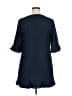 CeCe 100% Polyester Solid Blue Casual Dress Size 14 (petite) - photo 2