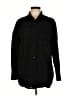Equipment 100% Viscose Houndstooth Black Long Sleeve Button-Down Shirt Size M - photo 1