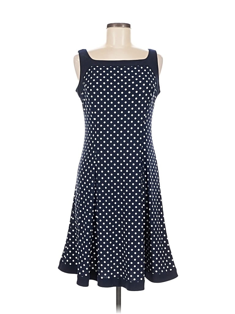 Pre-owned Chaps Casual Dress In Blue