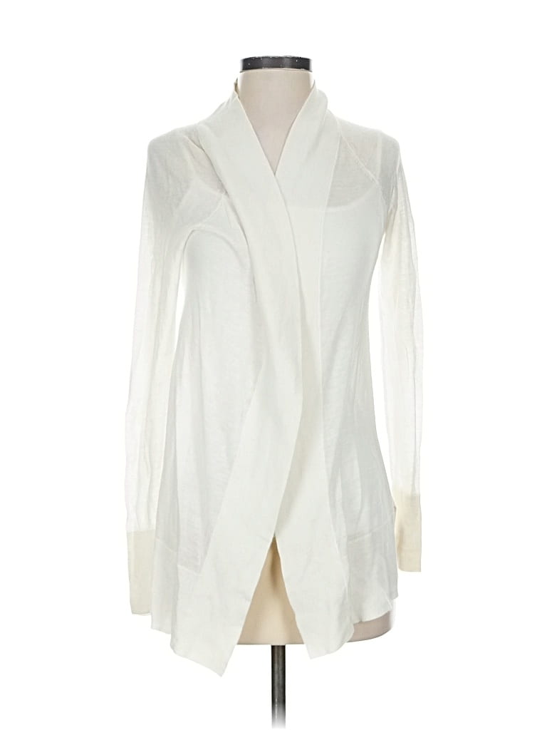 Pre-owned Ann Taylor Loft Kimono In White