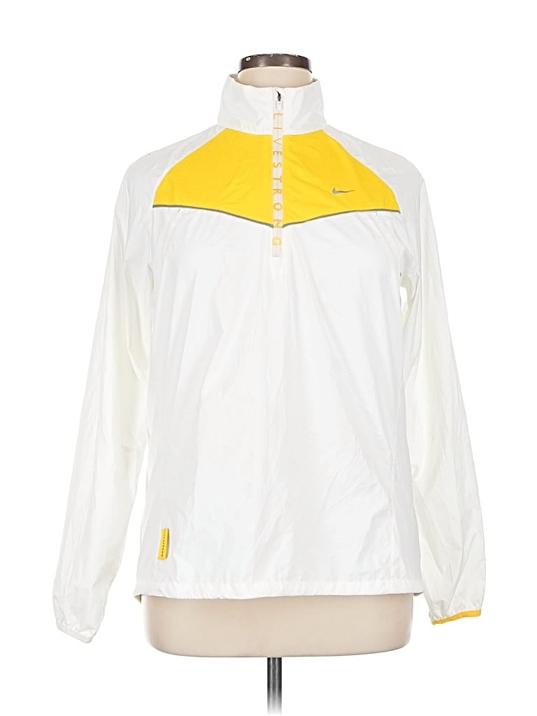 NIKE Pre-owned Windbreaker Jacket In White