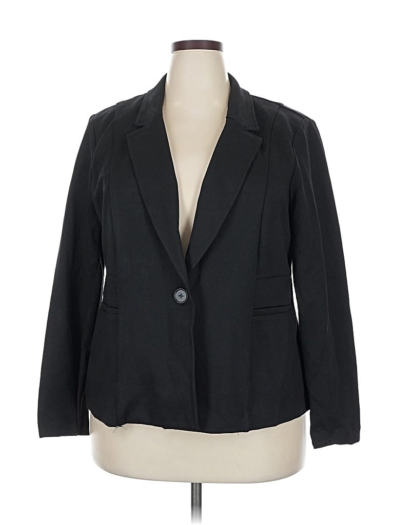 Pre-owned Studio By Torrid Blazer Jacket In Black