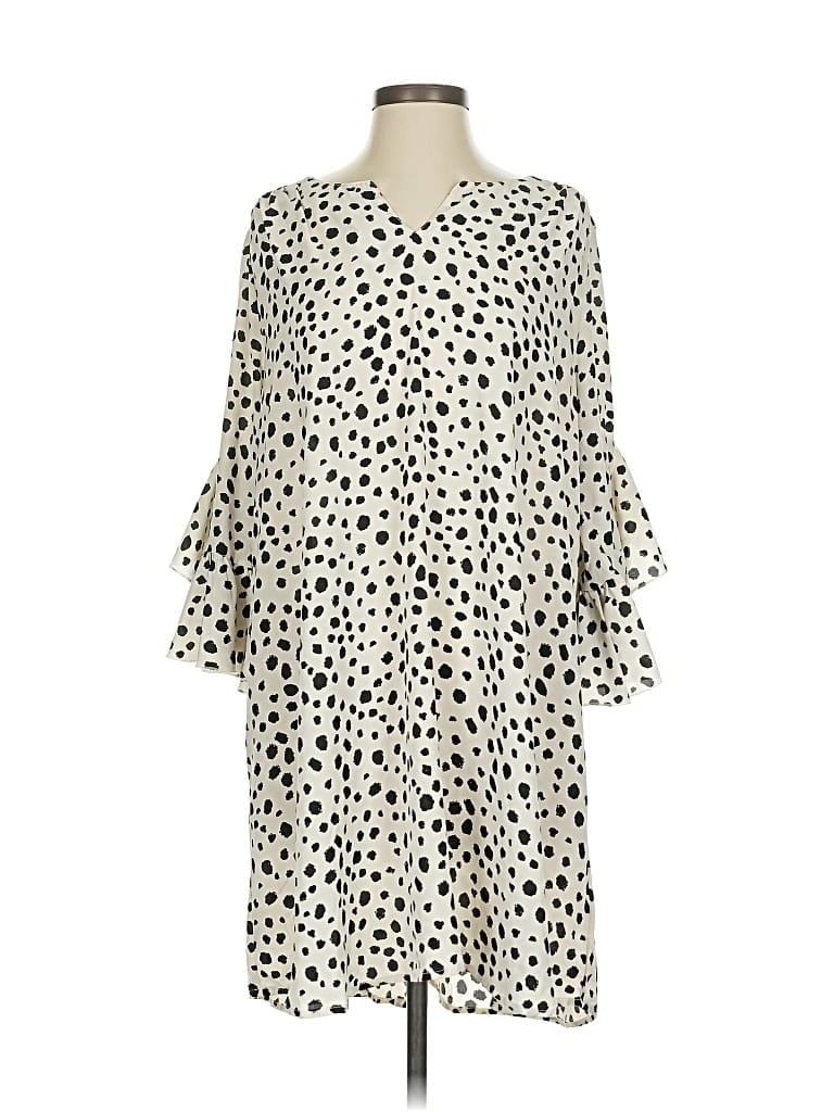 Pre-owned Umgee Casual Dress In White