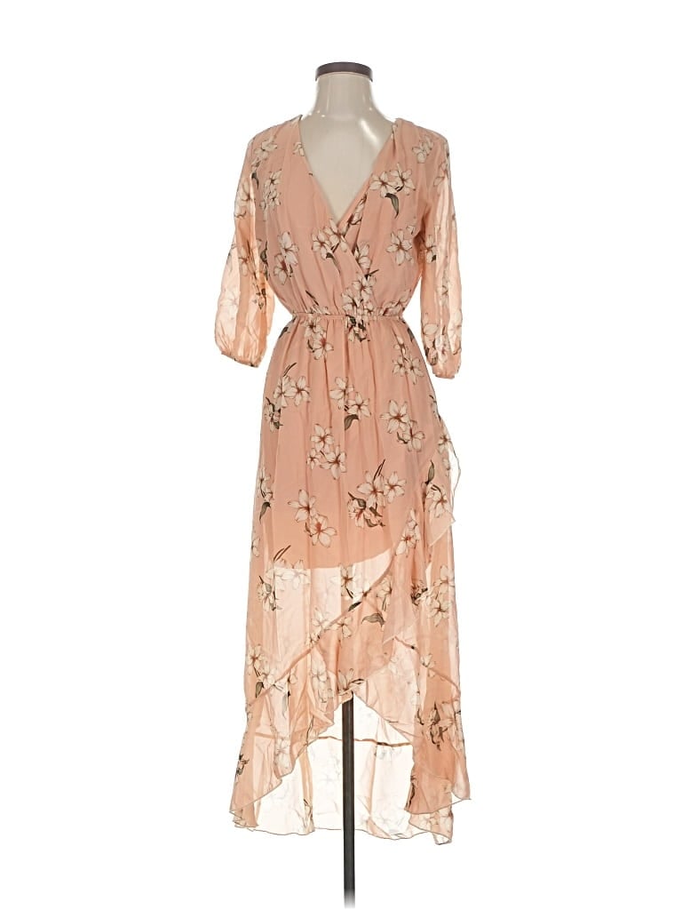 Pre-owned Espresso Cocktail Dress In Brown