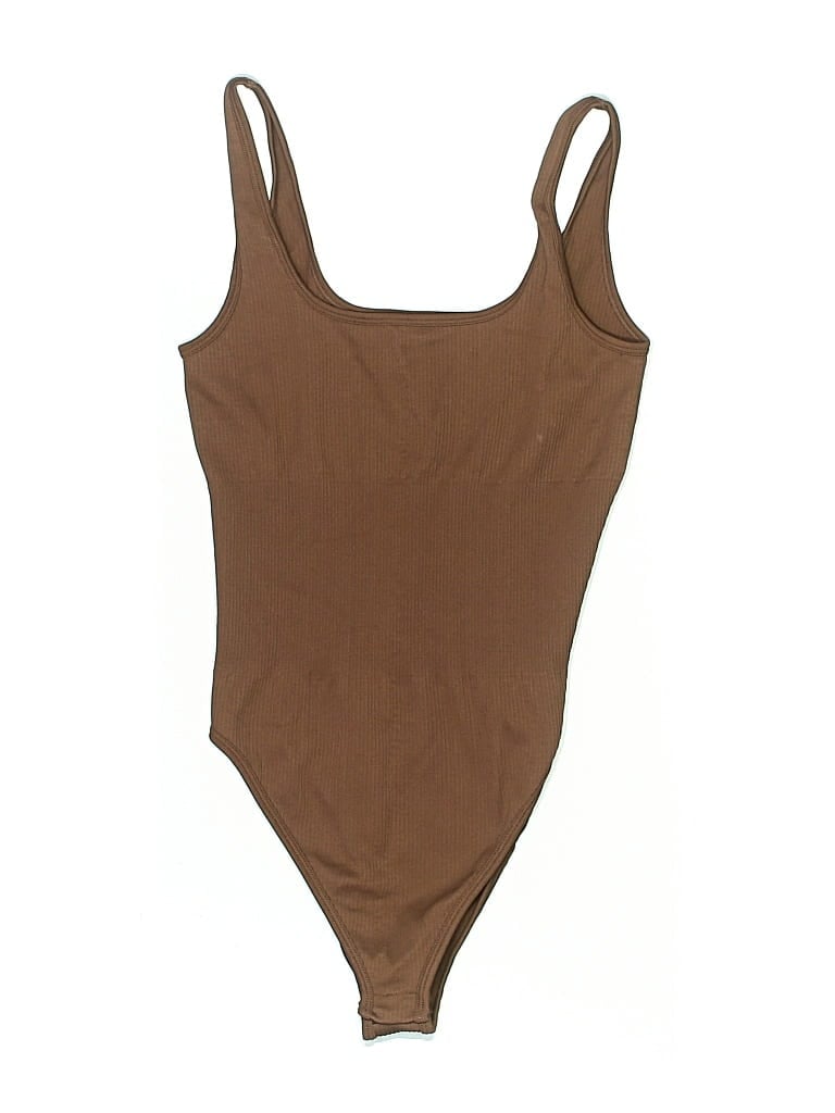 Pre-owned Unbranded Bodysuit In Brown