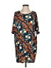 Lularoe Print Orange Casual Dress Size S - photo 1