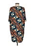 Lularoe Print Orange Casual Dress Size S - photo 2