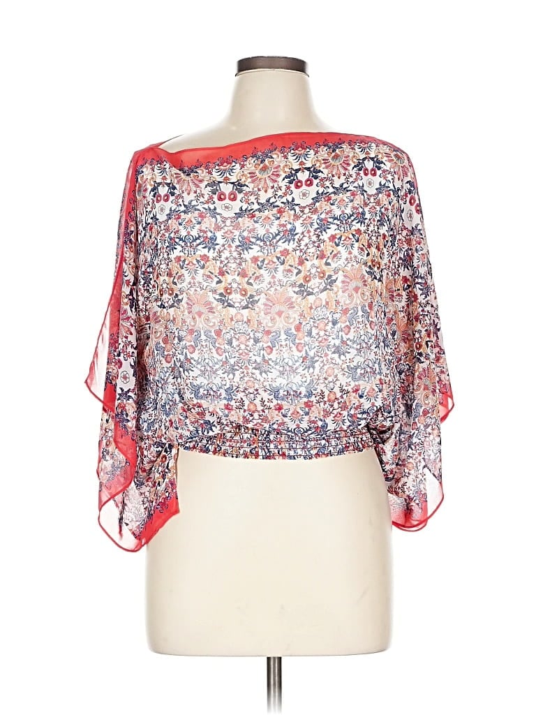 Pre-owned Max Studio 3/4 Sleeve Blouse In Pink