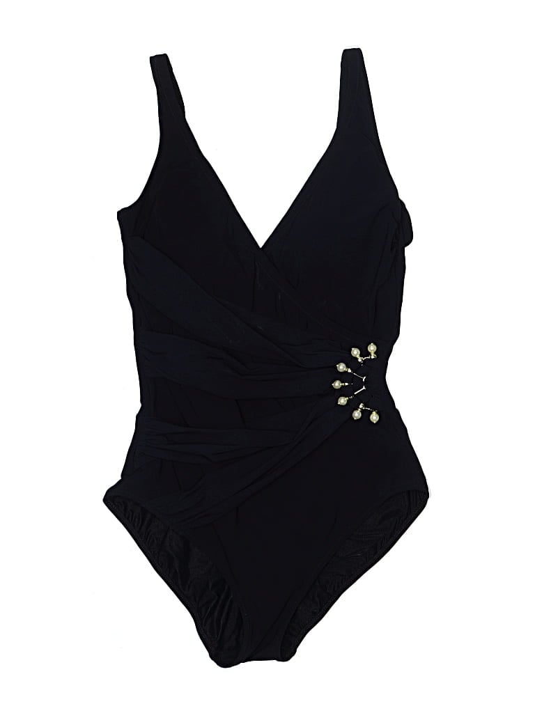 Click to view more detailed imagery on our partner's website Pre-owned Gottex One Piece Swimsuit In Black