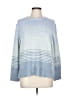 Ella Moss Stripes Blue Pullover Sweater Size L - photo 1