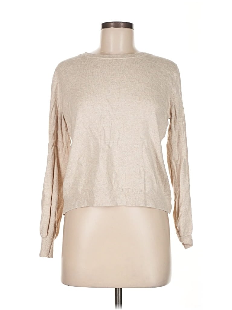 Pre-owned J.crew Factory Store Pullover Sweater In Brown