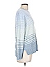 Ella Moss Stripes Blue Pullover Sweater Size L - photo 4