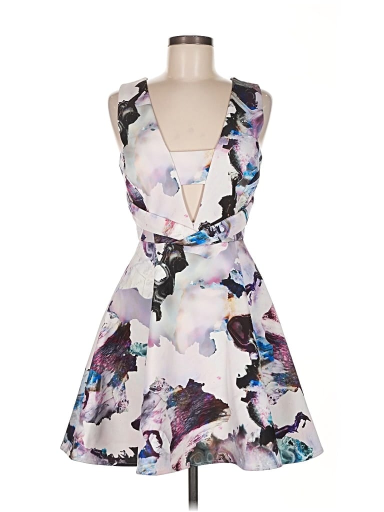 Pre-owned Stylestalker Cocktail Dress In Gray