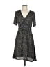 Sessun 100% Polyester Tweed Gray Black Casual Dress Size M - photo 1