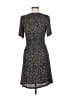 Sessun 100% Polyester Tweed Gray Black Casual Dress Size M - photo 2