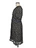 Sessun 100% Polyester Tweed Gray Black Casual Dress Size M - photo 5
