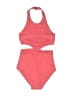 Flagpole Solid Pink One Piece Swimsuit Size XS - photo 2