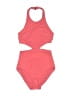 Flagpole Solid Pink One Piece Swimsuit Size XS - photo 1
