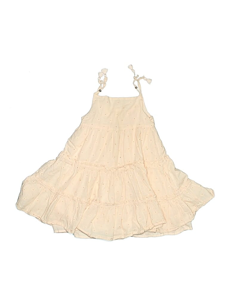 Pre-owned Isaac Mizrahi Kids' Dress In White
