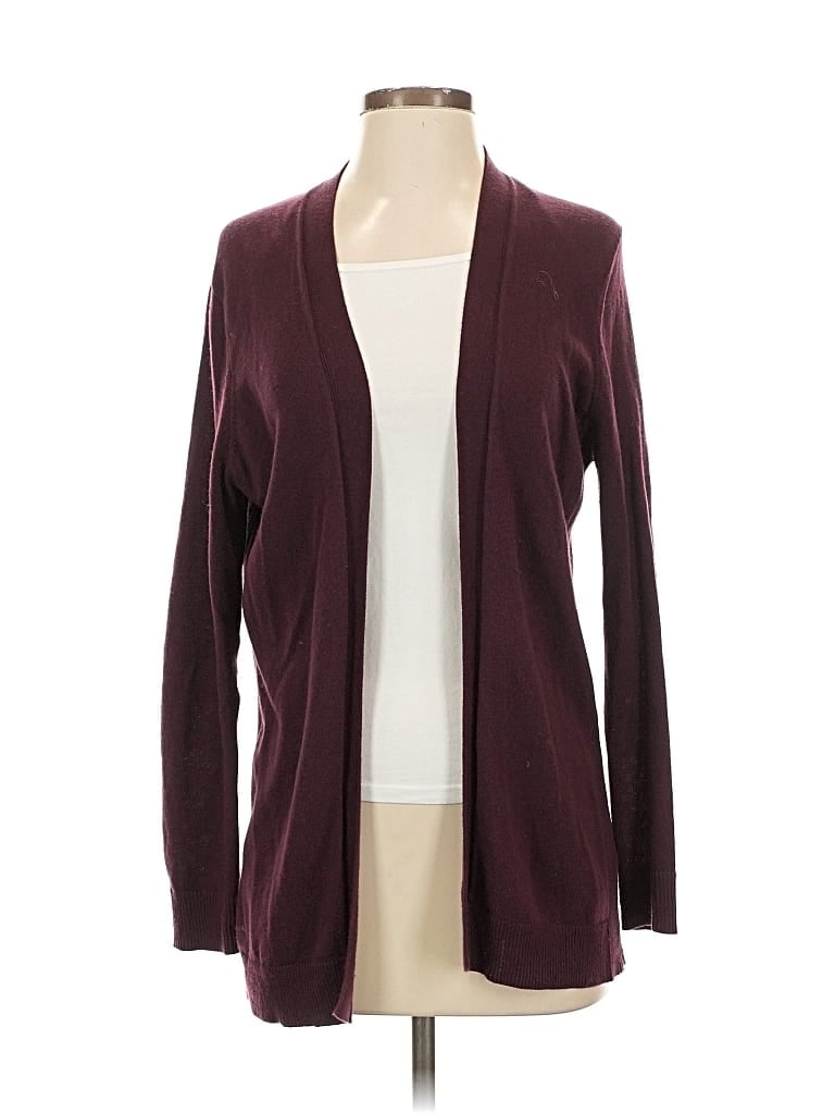 Pre-owned Gap Outlet Cardigan Sweater In Burgundy