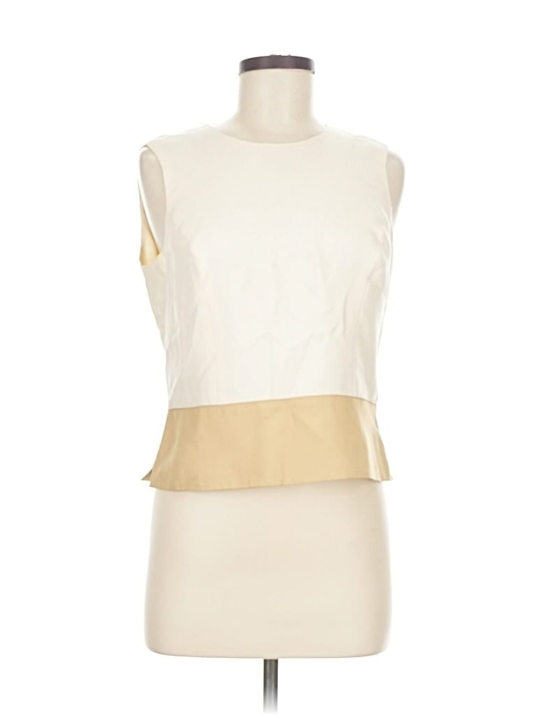 KASPER Pre-owned Sleeveless Blouse In White