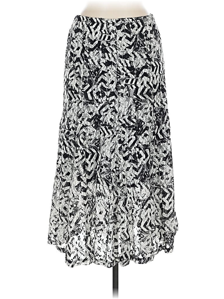 Pre-owned Jm Collection Casual Skirt In Silver