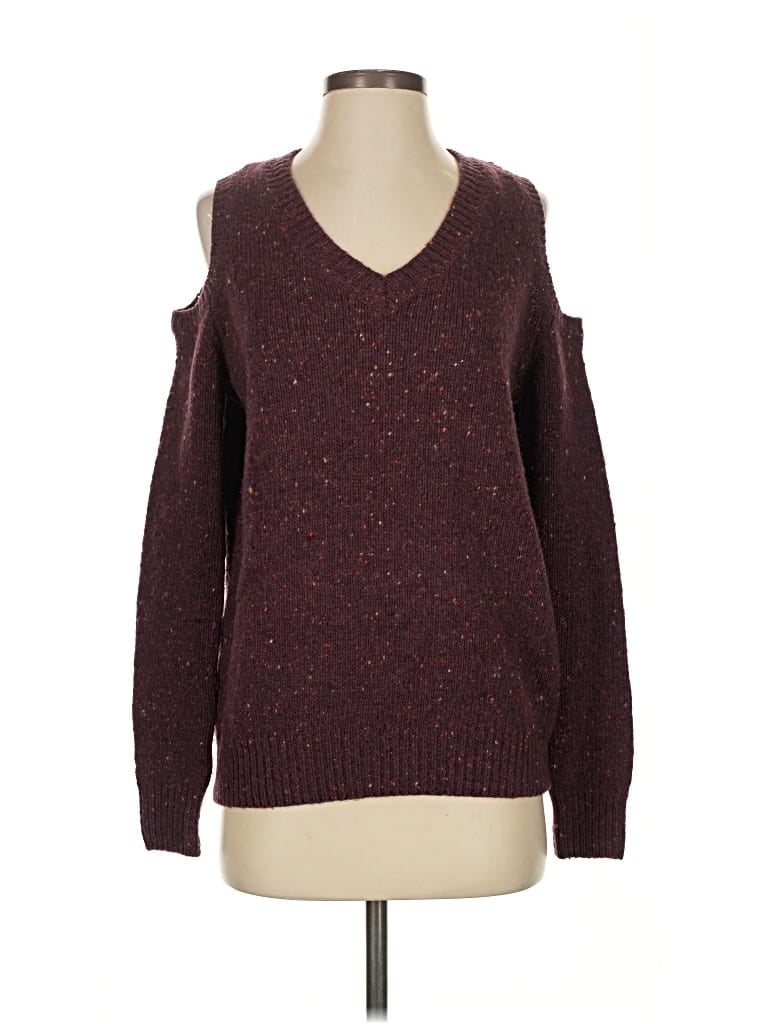 Pre-owned Rebecca Minkoff Pullover Sweater In Burgundy
