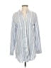 Cloth & Stone Blue Long Sleeve Button-Down Shirt Size S - photo 1