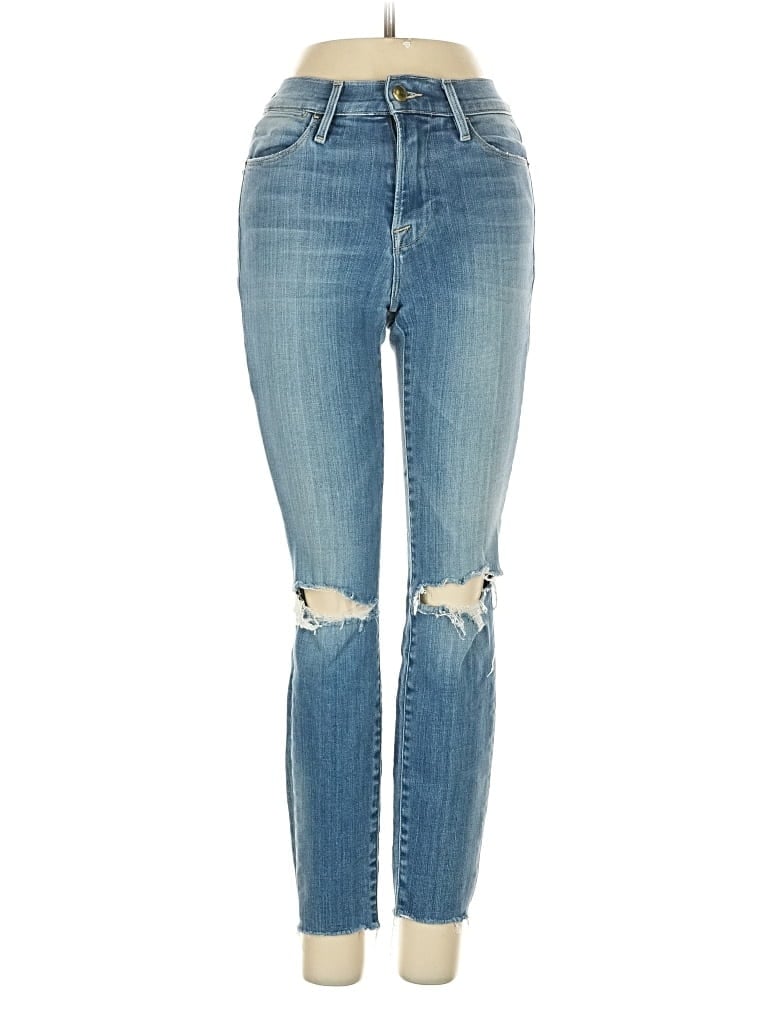 Pre-owned Frame Jeans In Blue