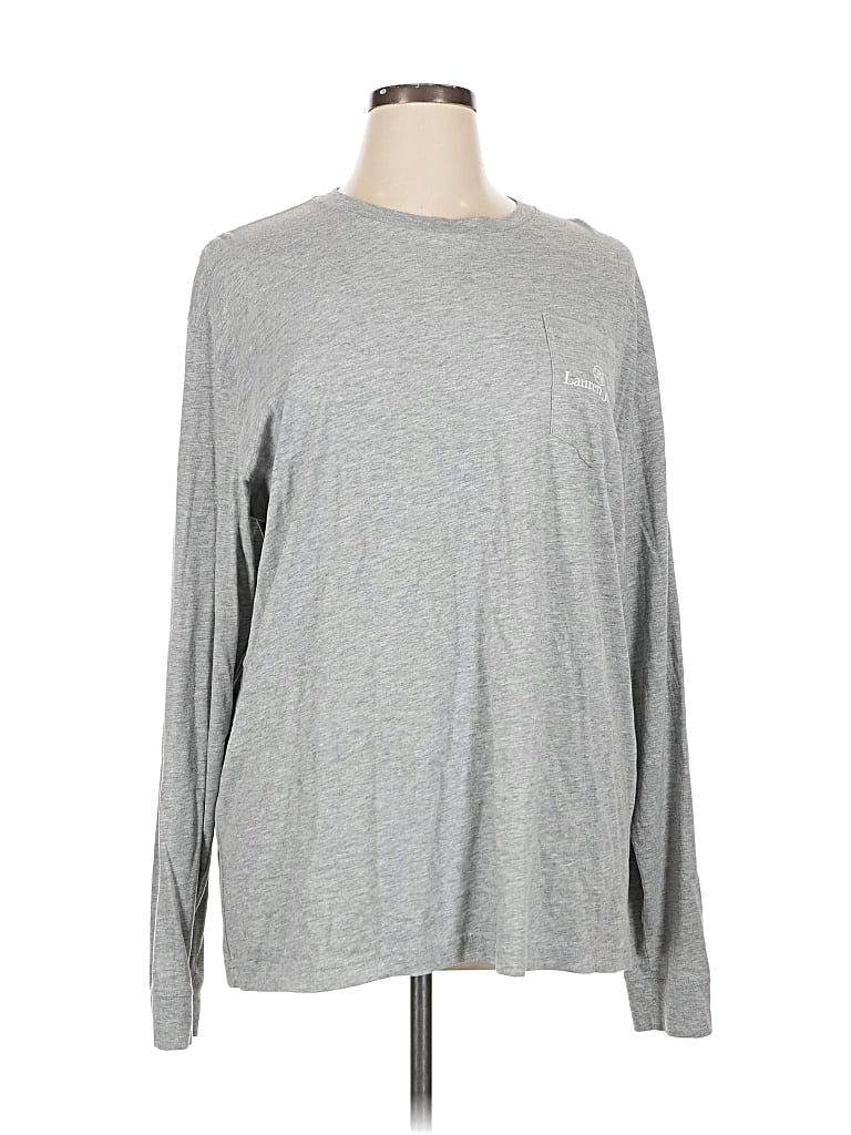 Click to view more detailed imagery on our partner's website Pre-owned Lauren James Long Sleeve T-shirt In Gray