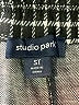Studio Park Houndstooth Gray Black Casual Pants Size S (tall) - photo 7