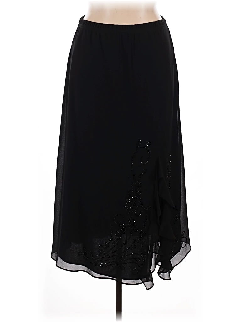 Pre-owned R & M Richards Formal Skirt In Black