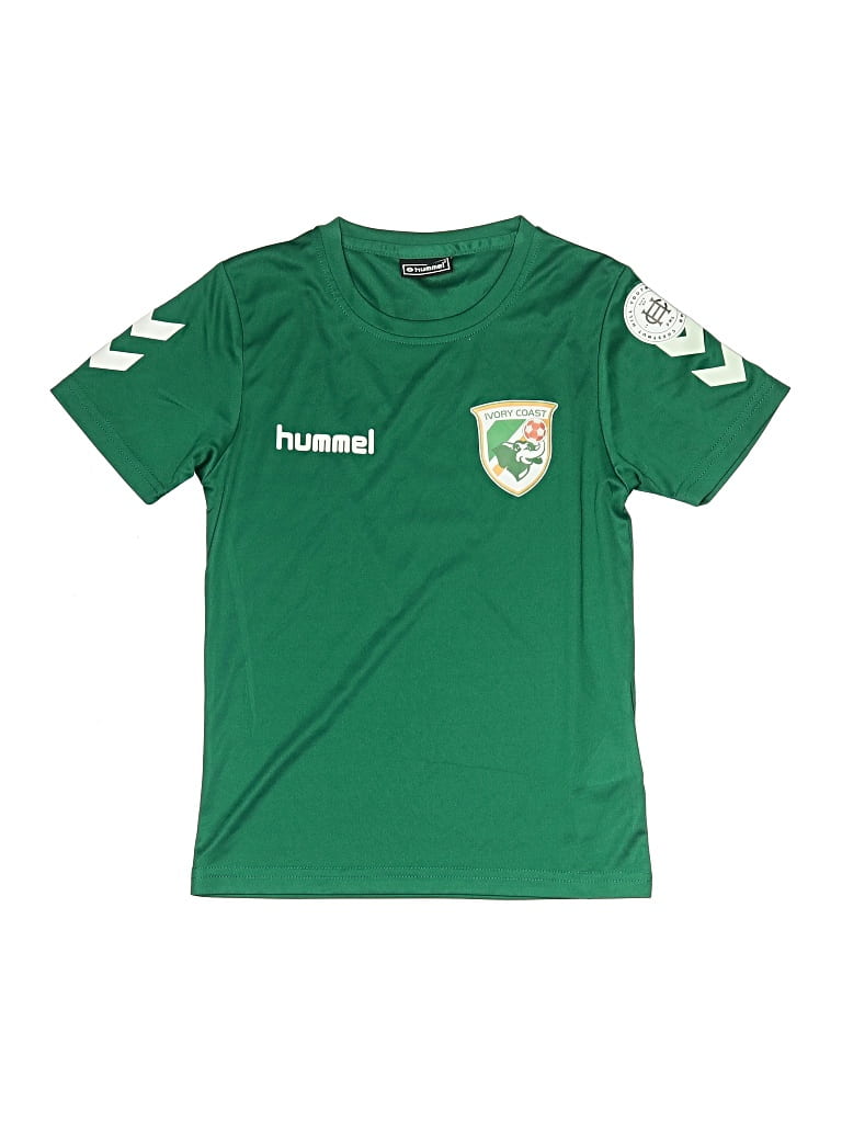 Pre-owned Hummel Kids' Short Sleeve T-shirt In Green