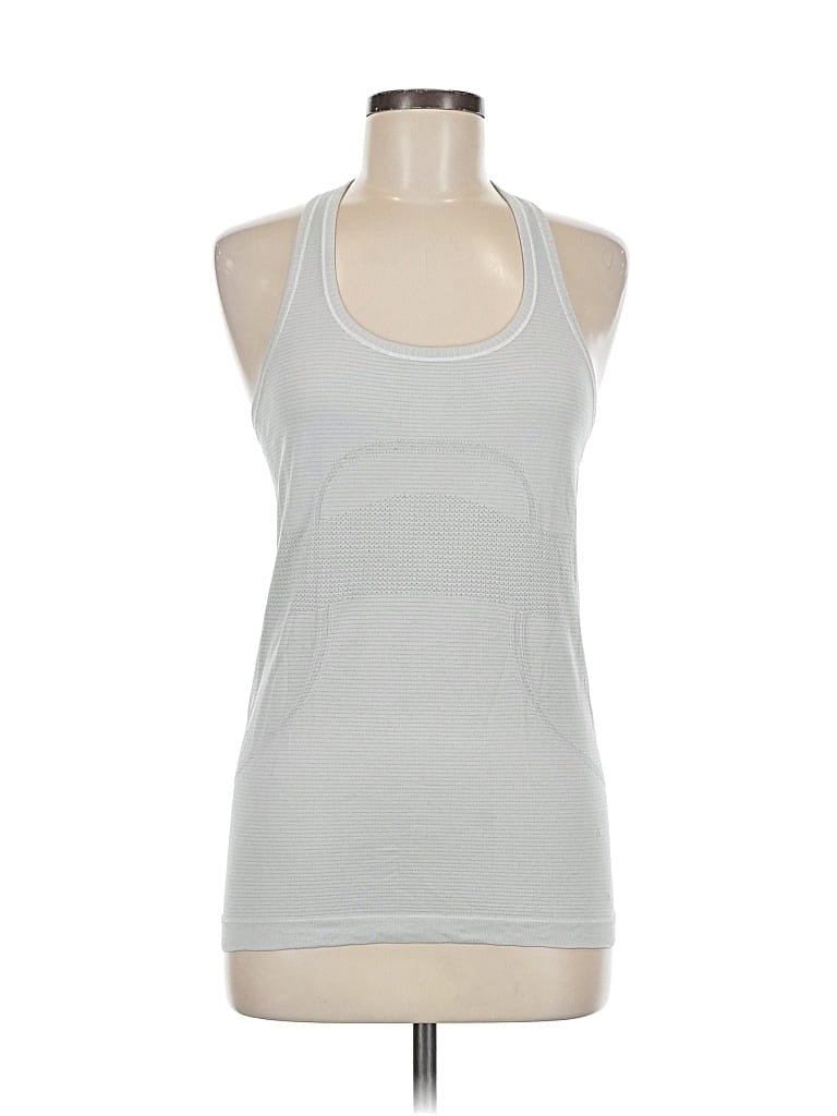 Pre-owned Lululemon Athletica Active Tank Top In Gray