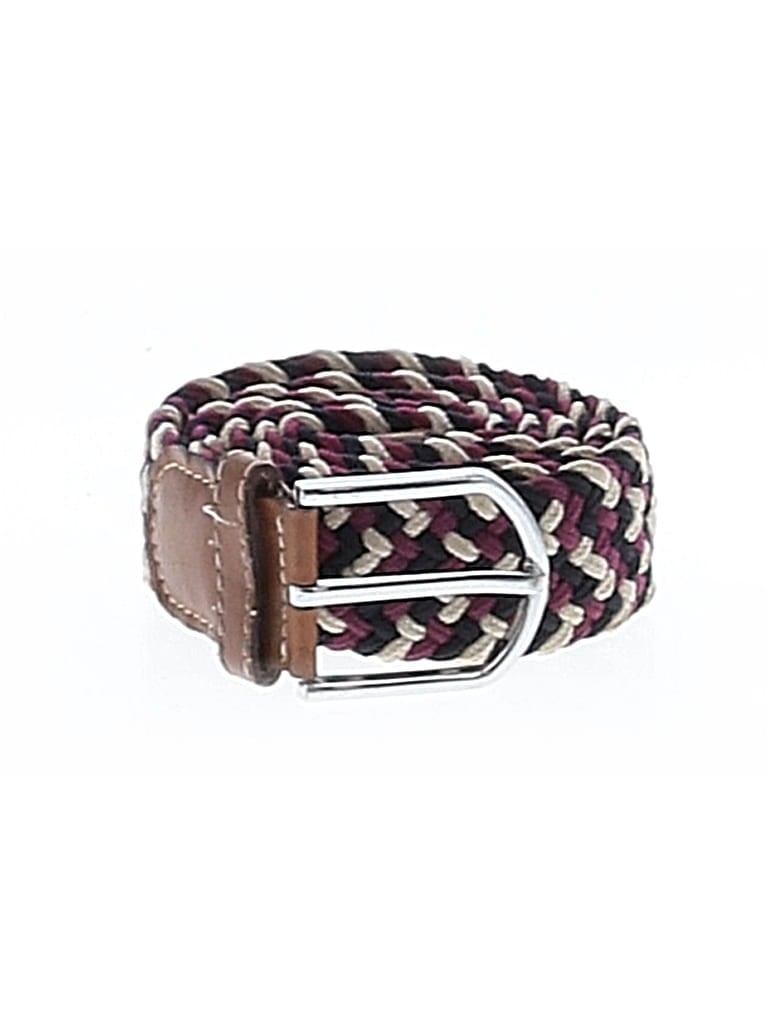 Pre-owned Unbranded Belt In Burgundy