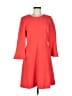 J.Crew Solid Red Casual Dress Size 8 - photo 1