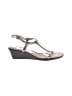 Anne Klein Silver Gray Wedges Size 9 1/2 - photo 1
