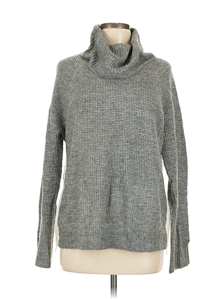 Pre-owned Lou & Grey Turtleneck Sweater In Gray