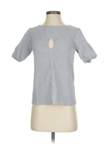 Waverly Grey Short Sleeve Blouse (view 1)