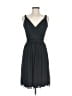 Chaps 100% Polyester Solid Black Cocktail Dress Size 6 - photo 1