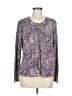 Koret Paisley Purple Long Sleeve Blouse Size M - photo 1