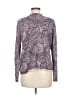 Koret Paisley Purple Long Sleeve Blouse Size M - photo 2