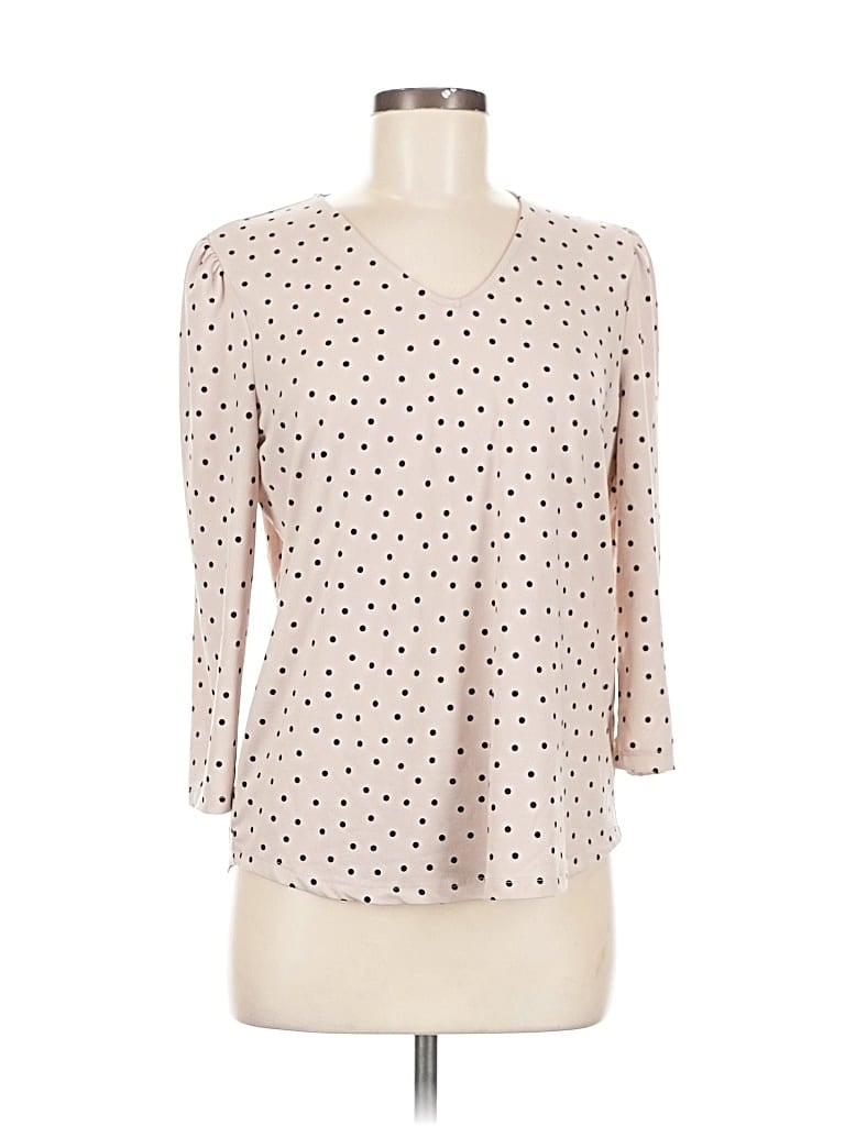 Pre-owned Adrianna Papell 3/4 Sleeve Blouse In Brown