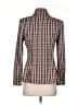 CAbi Plaid Red Brown Blazer Size XS - photo 2