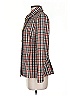 CAbi Plaid Red Brown Blazer Size XS - photo 5