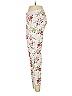 Monnalisa Couture Floral Ivory Pink Casual Pants Size S - photo 5