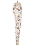 Monnalisa Couture Floral Ivory Pink Casual Pants Size S - photo 4