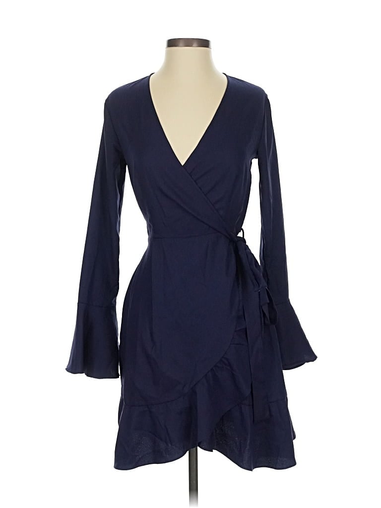 Pre-owned Nasty Gal Inc. Cocktail Dress In Blue